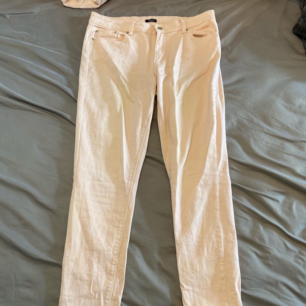 High Waist Light Pink Jeans